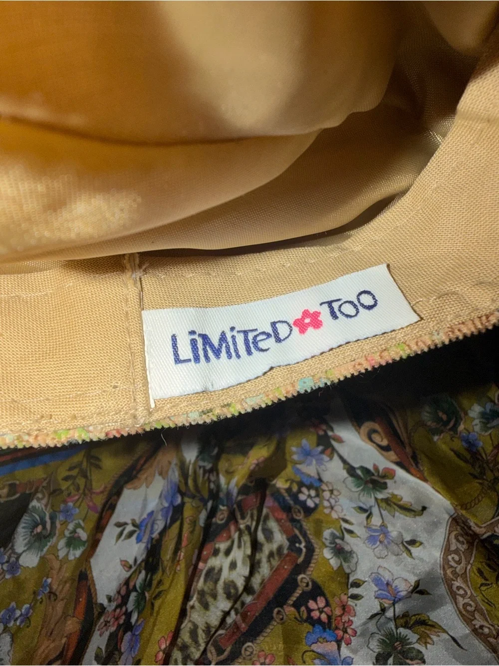 Floral Cotton Newsboy Cap by Limited Too from Sony pictures costume dept